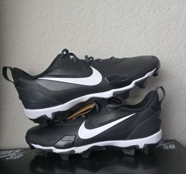 Nike Force Trout 9 Keystone Black  Baseball Cleats (9.5m)