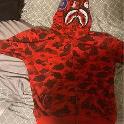 Red Bape Hoodie