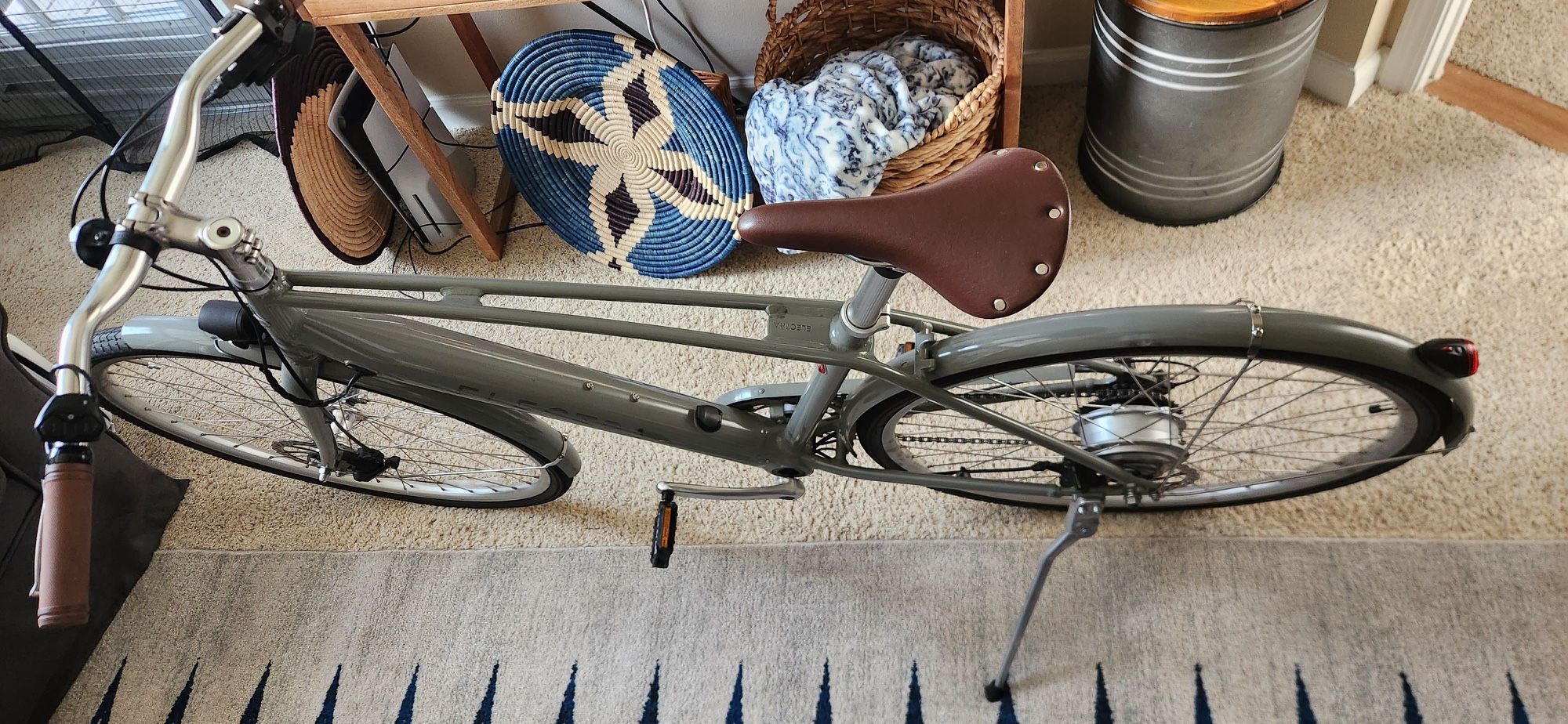 Gray Electra Loft Go Electric Bike 