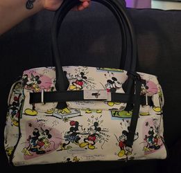 Vintage Disney Park Purse Minnie Mickey Mouse Retro Comic Handbag