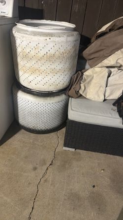 Washer drum Fire pits