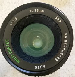 Vintage Sears Auto Multi-Coated 28mm 1:2.8 Macro Lens