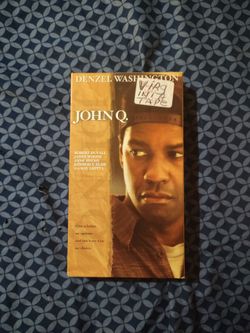 JOHN Q.   VHS 📼