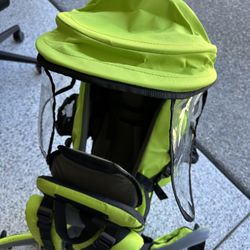 ClevrPlus Cross Country Baby Backpack Hiking Child Carrier Toddler Green