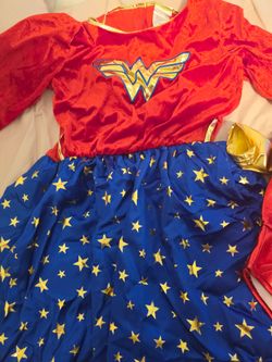 Wonder Woman Girls Costume Dress