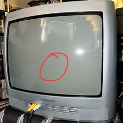 Y2K Magnavox Smart Series 13MT143S CRT TV Retro Gaming TV Tested Works No Remote