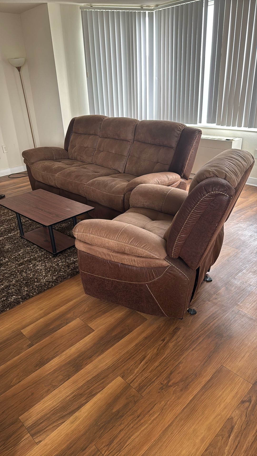 Couch And Loveseat (comes with coffee Table And Rug)