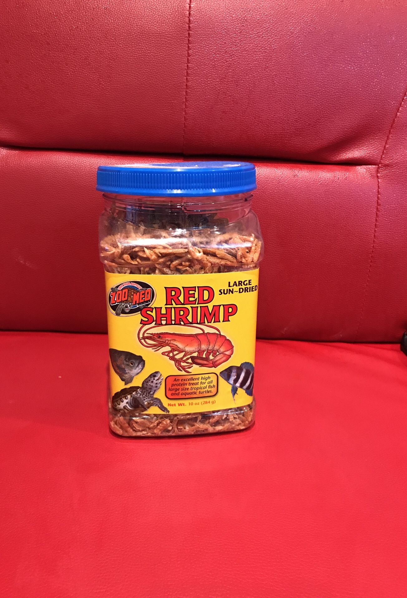 Red shrimp for fish or turtle
