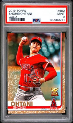 2019 Topps Shohei Ohtani Gold #600 PSA 9