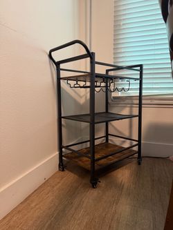 Super new bar cabinet bar/rack