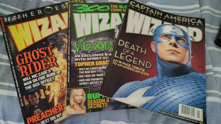 Wizard magazines comic