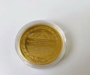 Aztec Calendar Coin