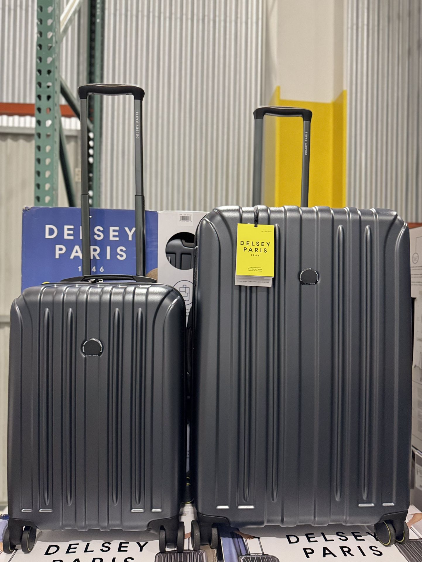 Delsey Accelerate Luggage Set In Grey
