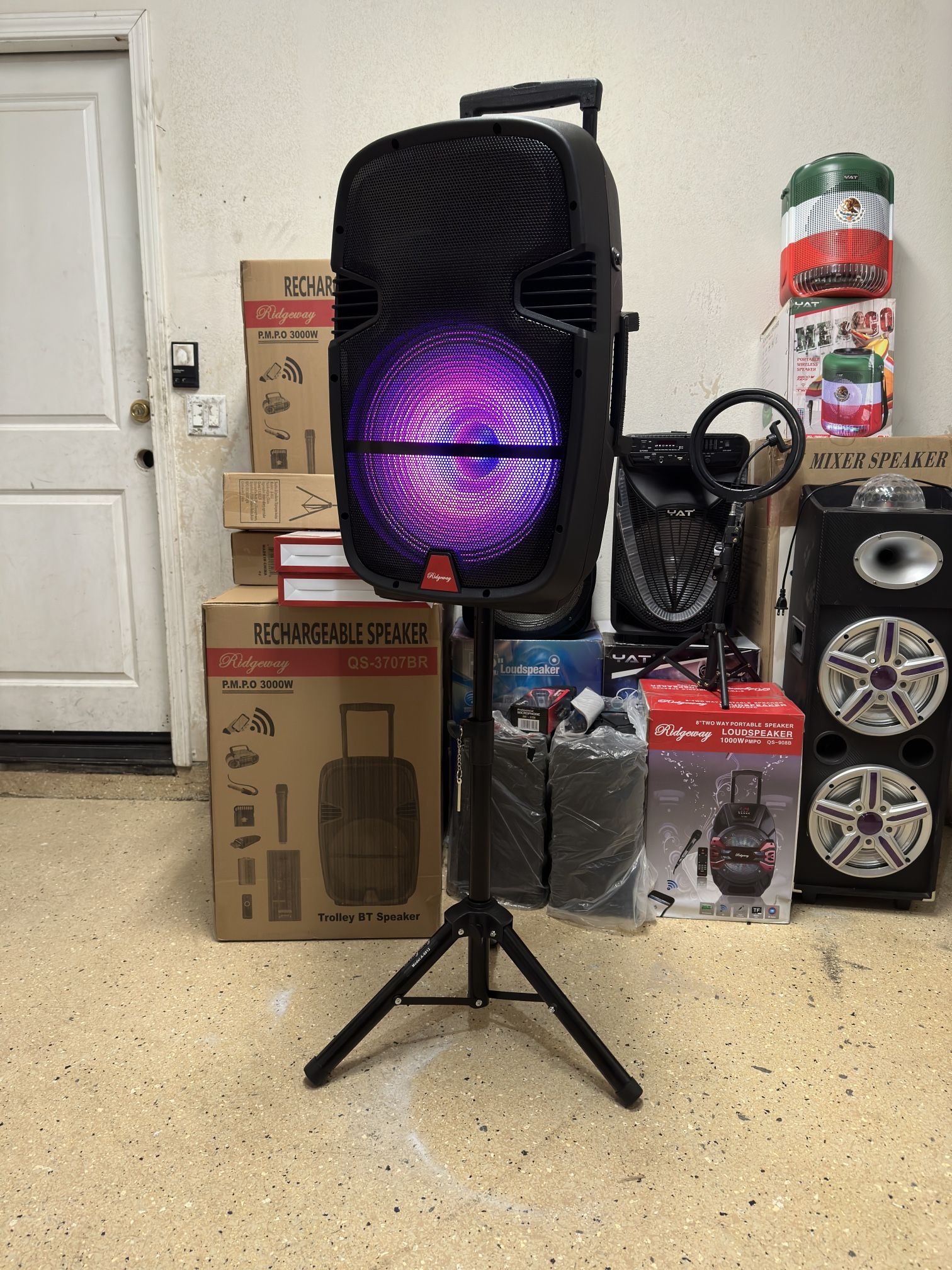 Bluetooth Party Speaker - 15” Woofer