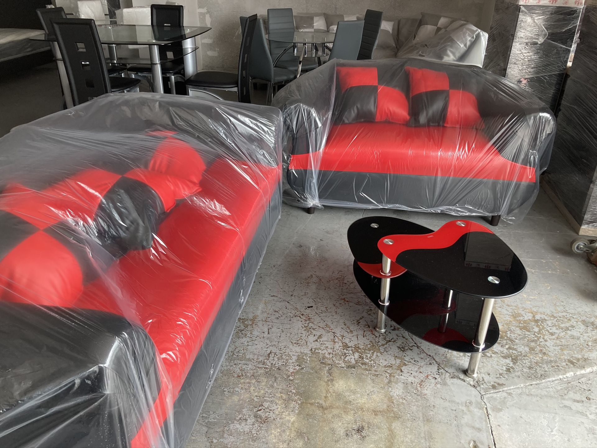 Sofa and love seat 2 PCS