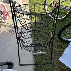Metal Basket Shelf