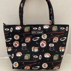 Sushi Print Lunch Bag  - NEW -See Additional Pics For Size 