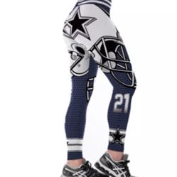 Dallas Cowboys #21 Size M Women's Leggings