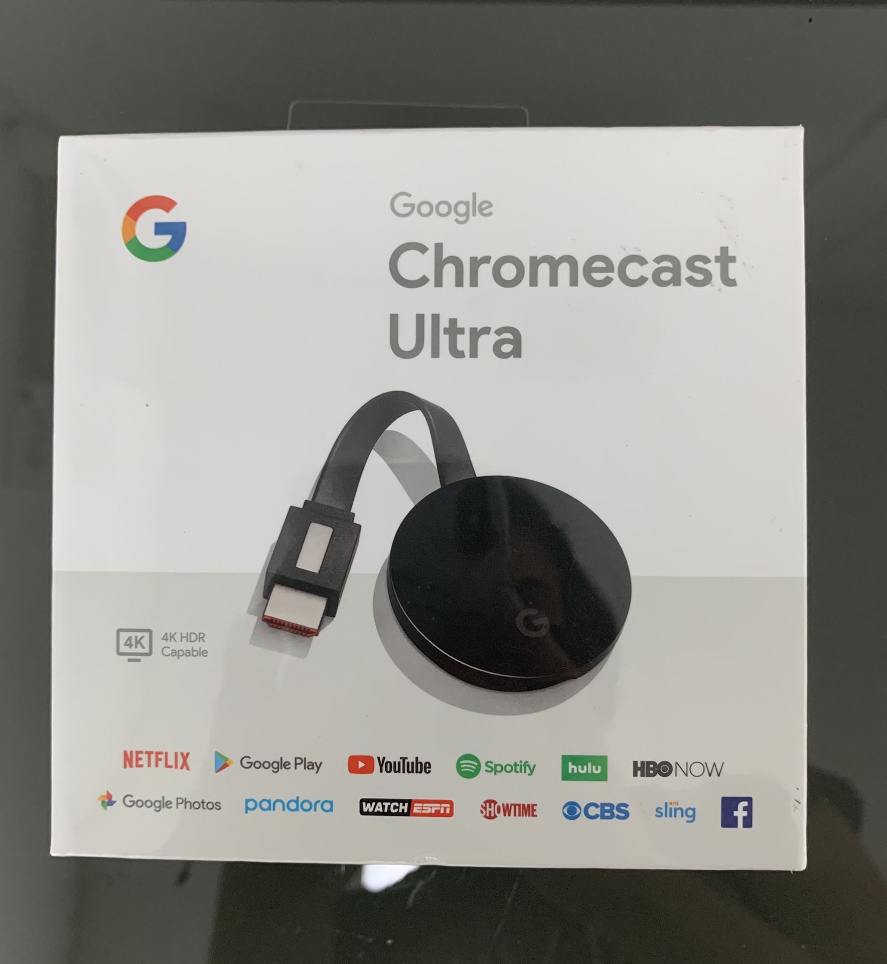 Google Chromecast Ultra - 4K Ultra HD Streaming