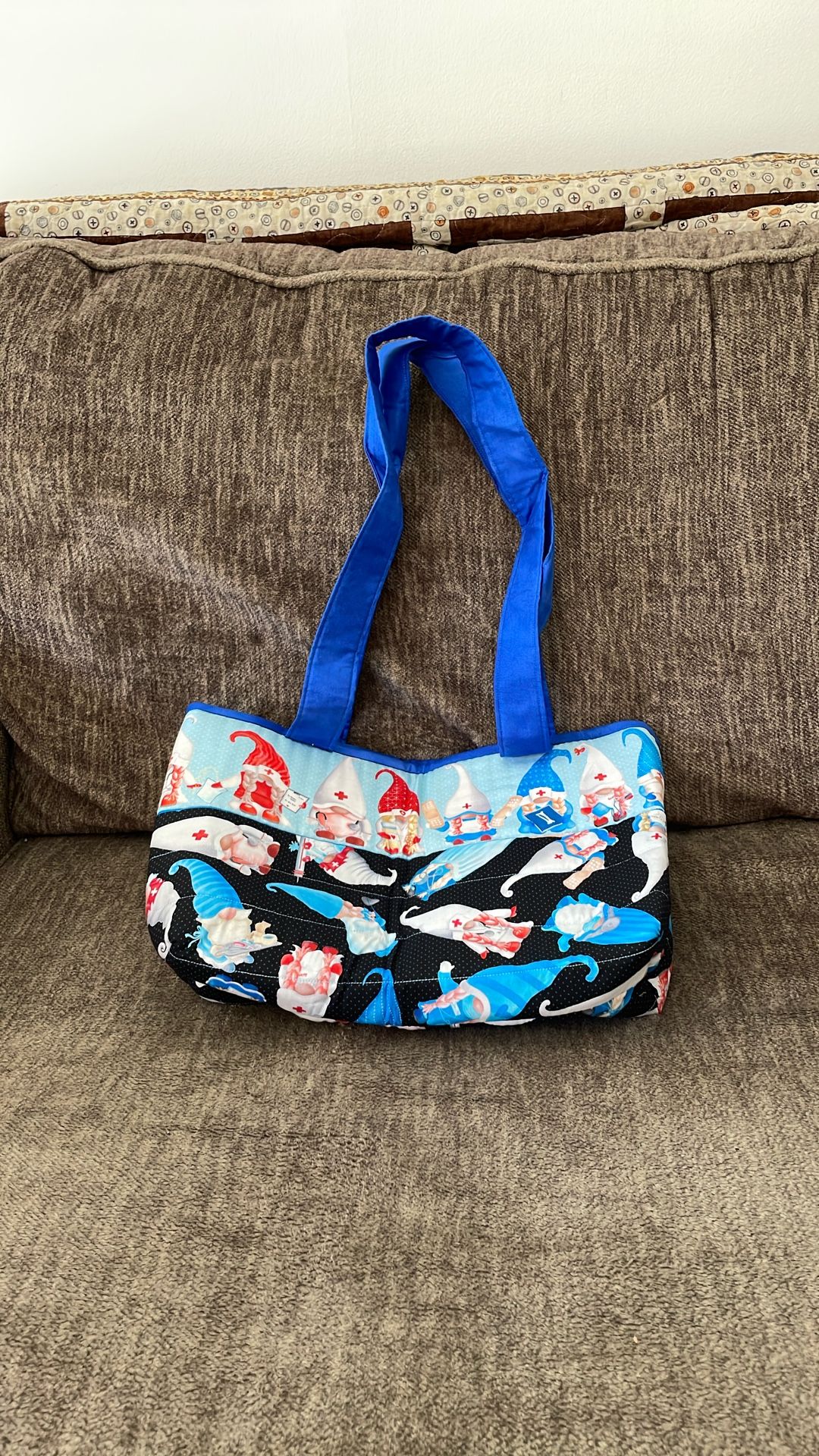 Quilted Bag - Gnome Nurse