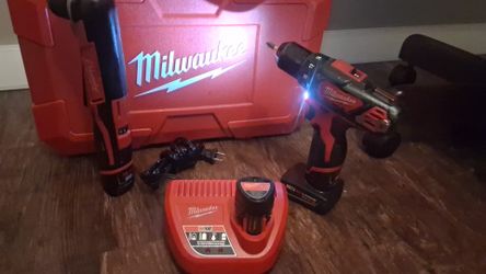 Two Milwaukee Drills And Extra Battery And Charger $89  Nothing Lower