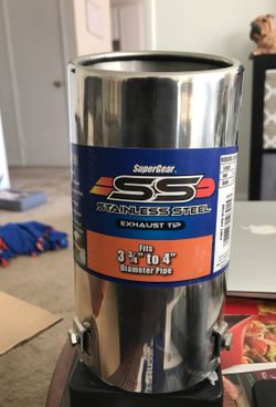 SuperGear 4” stainless steal exhaust tip