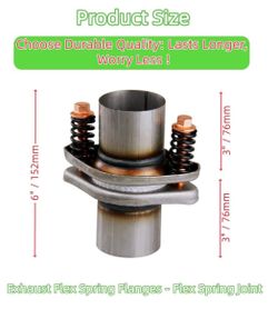 Exhaust flex Spring Joints 2.5