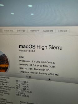 Apple iMac 2017 5k retina i5