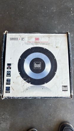 Dual SD12 12 inch subwoofer