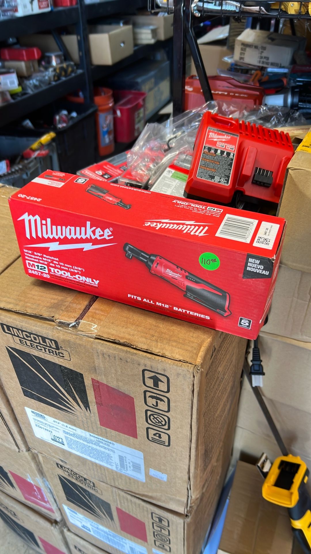 Milwaukee 2457-20 M12 3/8 Ratchet Tool Only