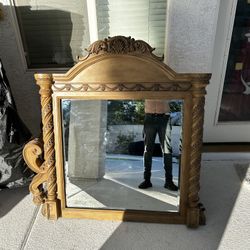 Tan Dresser Mirror 