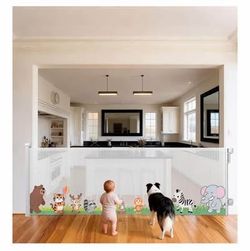 Retractable Baby Gate, 33" Tall 120" Extra Wide