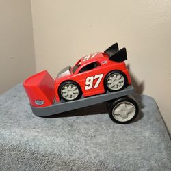 Little Tikes Race Car And Car Carrier 