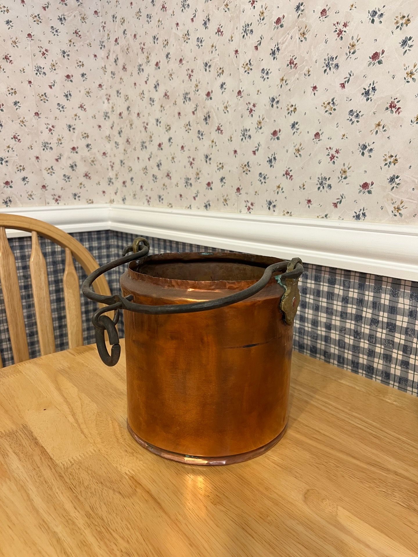 Copper vintage pot