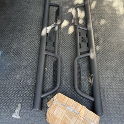 2018 - 2020 Jeep Wrangler JL Unlimited 3 in. Round Drop Step Bar Running Boards Estribos 