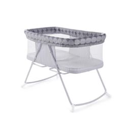 NEW Ingenuity Foldaway Rocking Baby Bassinet Classic New, Open Box