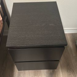 Two Bedside Tables With Drawers