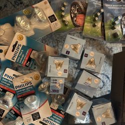 Random Light Bulbs And Some Tire Caps 