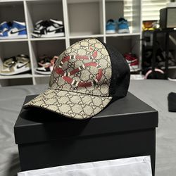 Gucci Kingsnake GG Hat - S