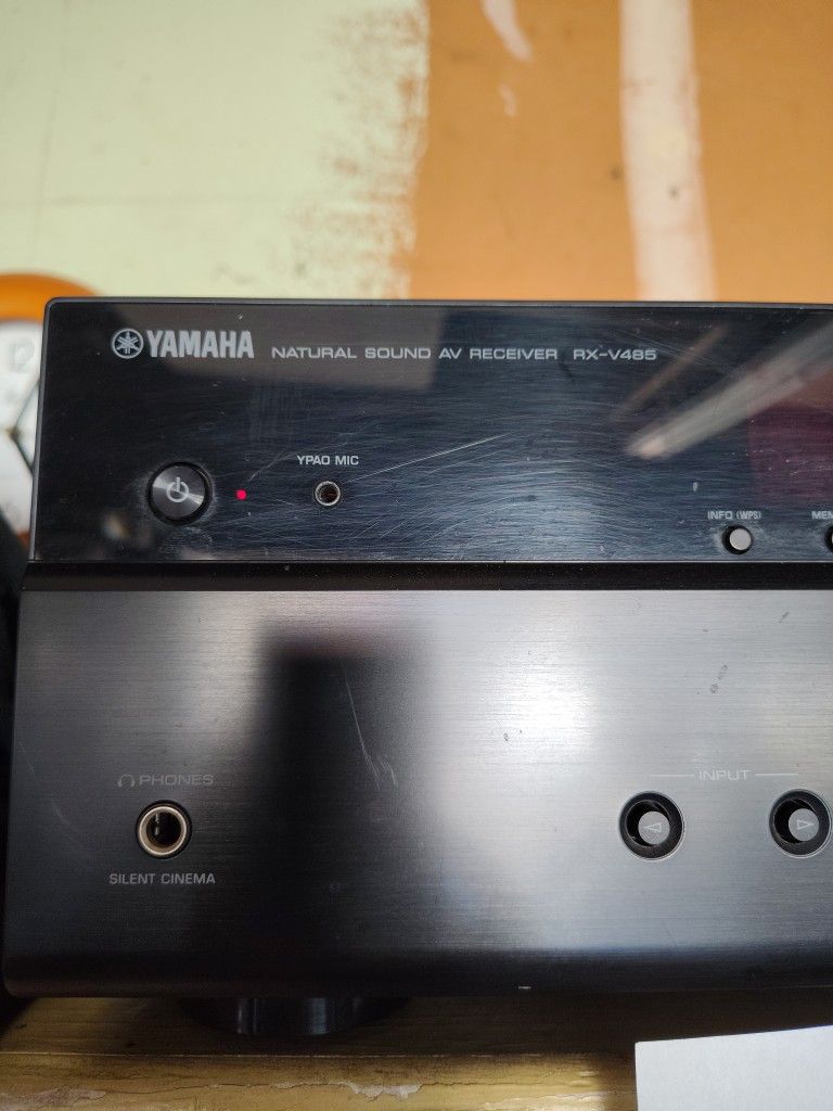 Yamaha Natural Sound AV Receiver. Model RX V485
