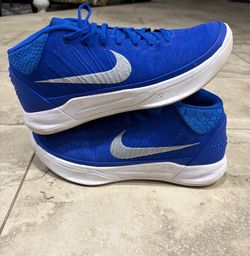 NIKE KOBE AD A.D. TB PROMO GAME ROYAL BLUE-METALLIC SILVER SZ 10