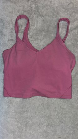 Lululemon Pink Sports Bra Crop Top