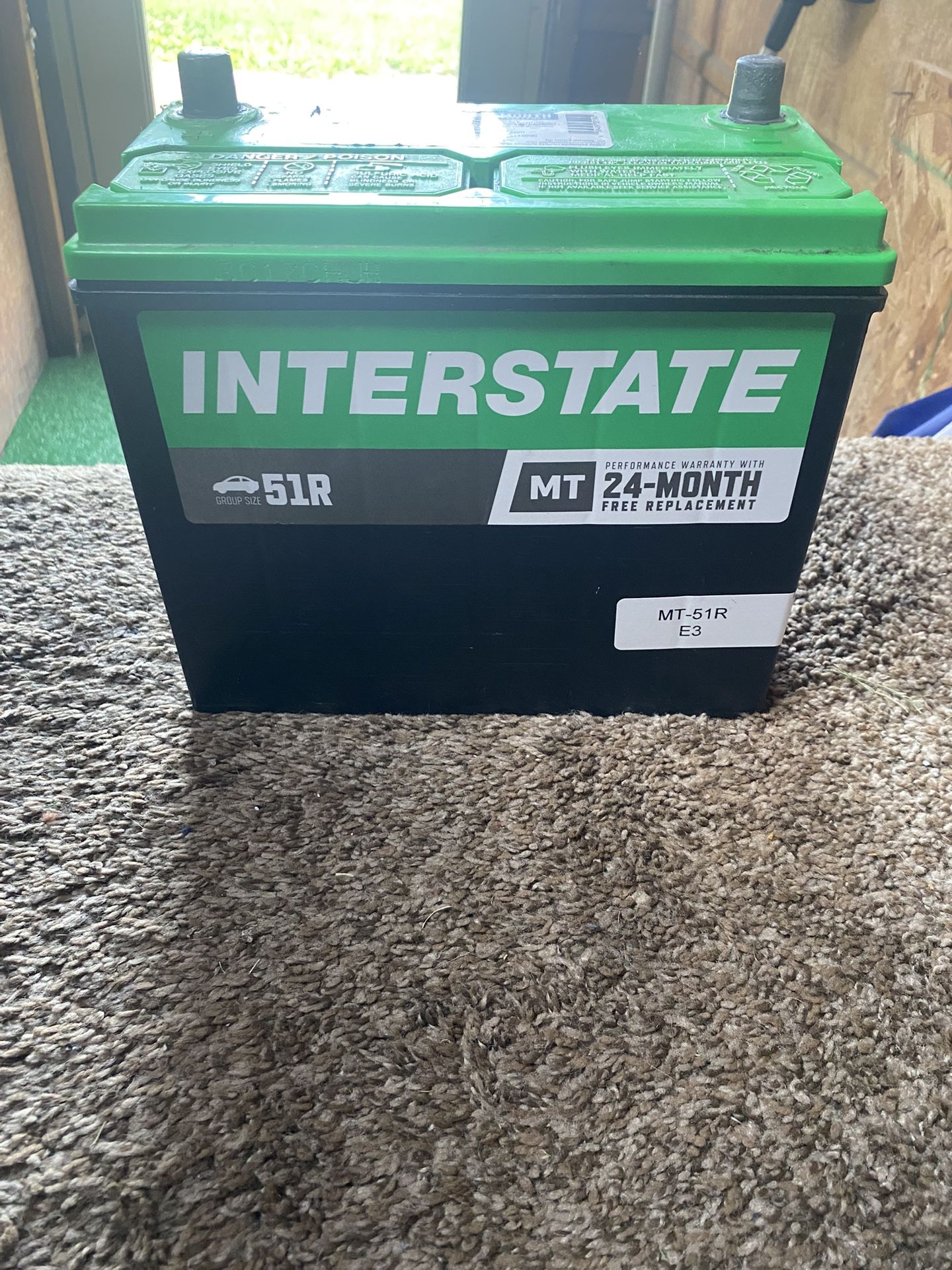 Interstate Battery Group Size 51R