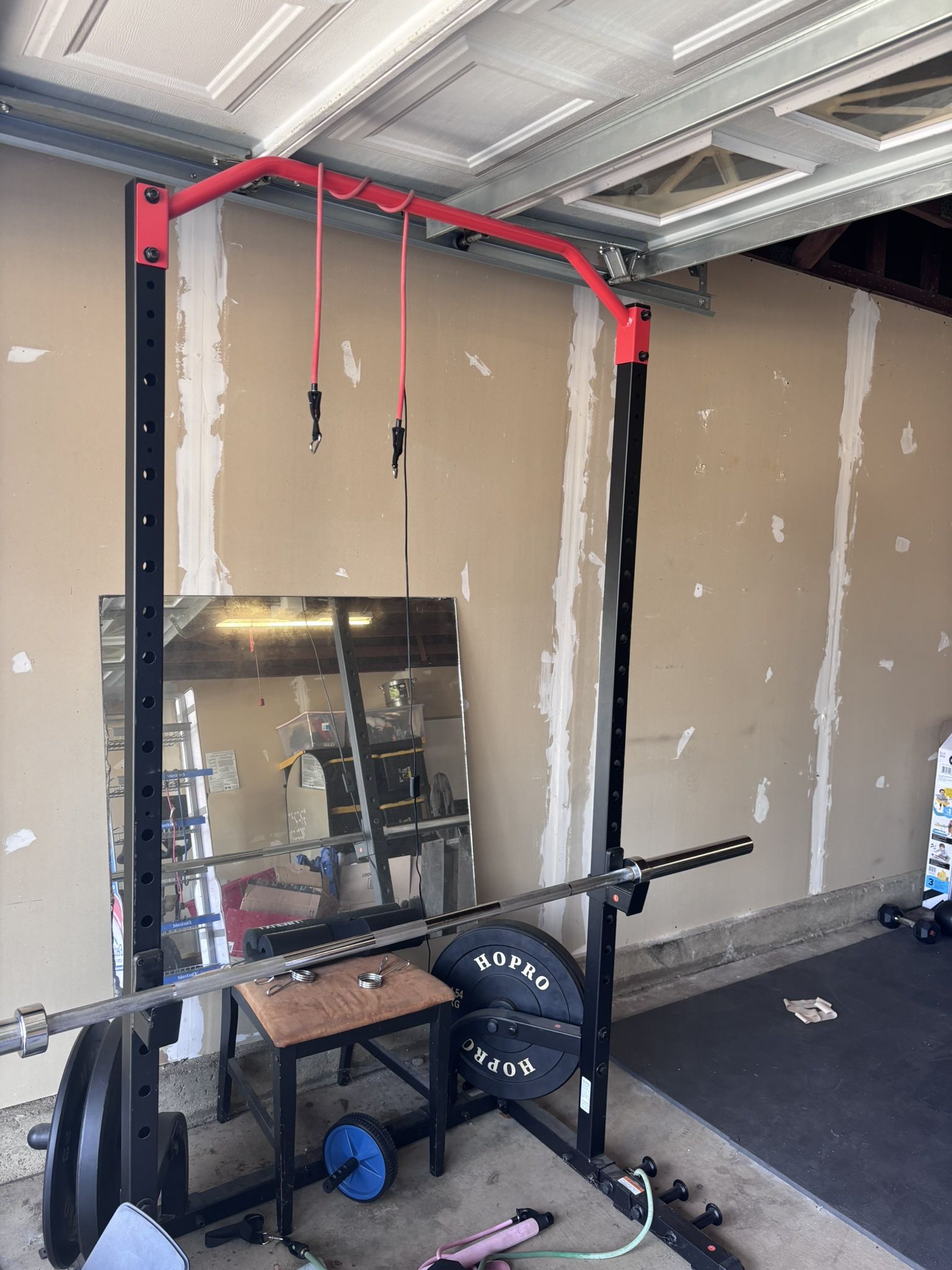 Squat/Bench Rack W/Pull-up bar $300