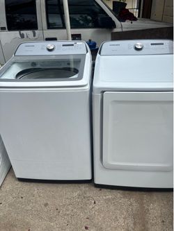 Samsung washer and dryer .