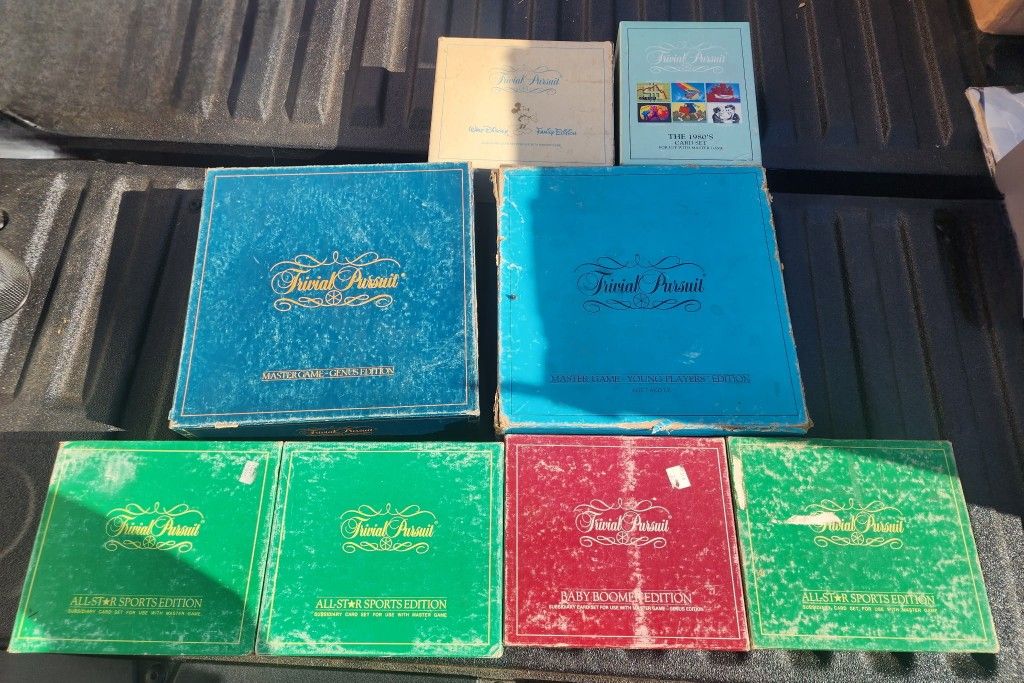 Vintage 1980 Board Games