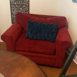 Red Couch Set
