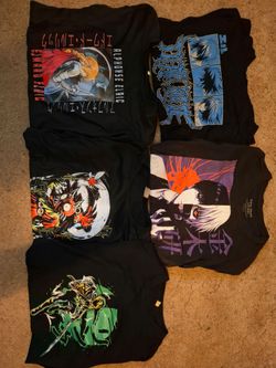 Hot topic anime shirts lot zelda