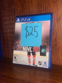 Nice Rare PlayStation Video Game PS4 PS5 NHL 16 Hockey