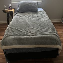 Twin XL With Frame And Box Spring 
